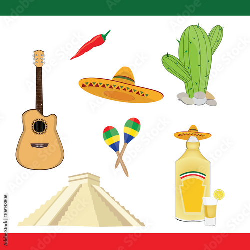 Mexico icons
