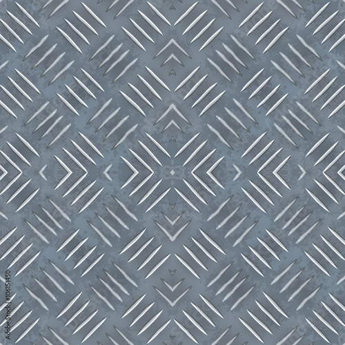 Sheet metal with a pattern kaleidoscopically generated backgroun