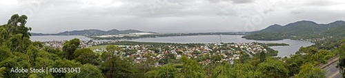 Panorama of Lagoa da Conceição, Florianópolis Brazil © Mauricio G