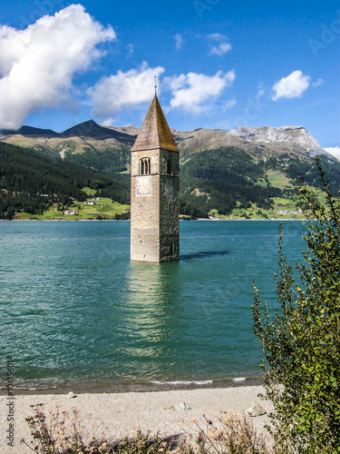 Kirchturm im Reschensee
