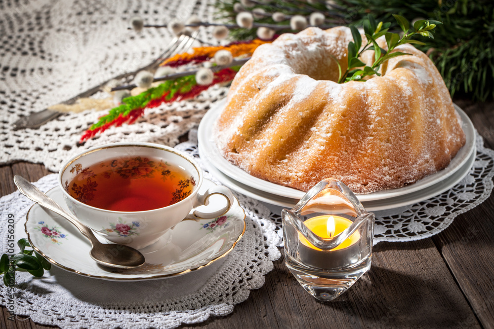 Traditional easter cake. Traditional easter cake.