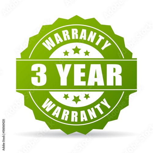 3 year warranty icon