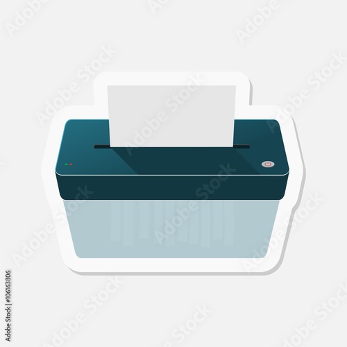 Paper Shredder sticker
