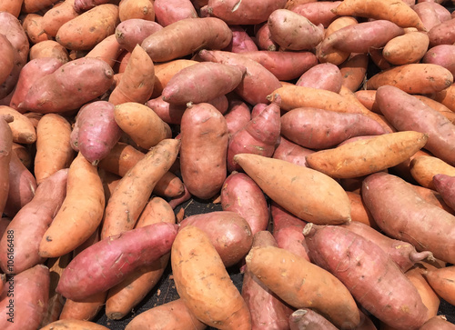 Sweet potato or Kumara background