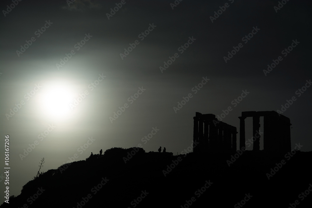 Tempel am Kap Sounion, Griechenland