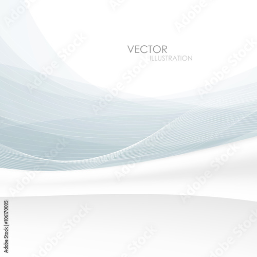 Abstract soft background with wave. Vector illustration