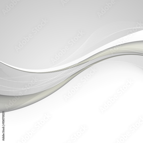 Abstract waves - data stream concept. Vector illustration