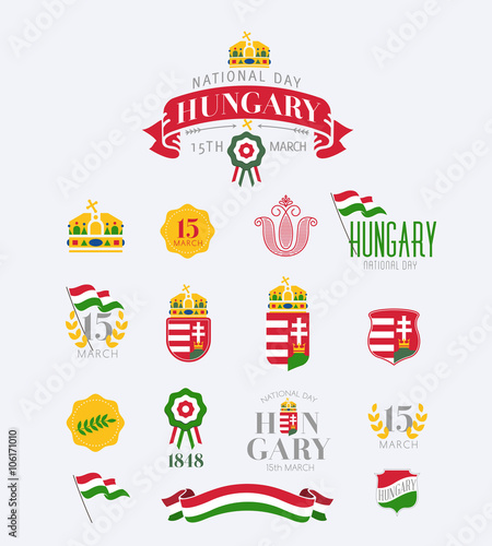 Hungary sign and symbols