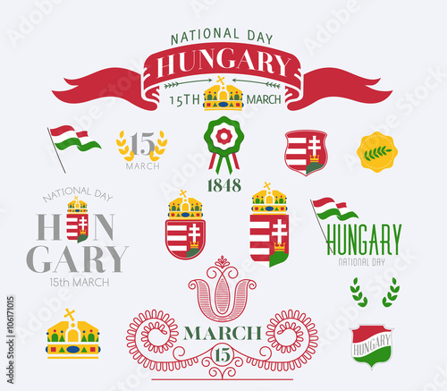 Hungary sign and symbols