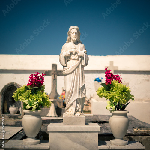 Jesus in Santa Maria Magdalena de Pazzis Cemetery photo