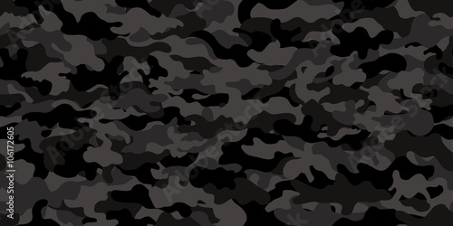 Camouflage　background. Seamless pattern.Vector. 迷彩パターン photo