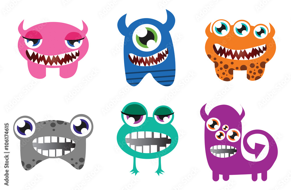 Fototapeta premium monsters animals
