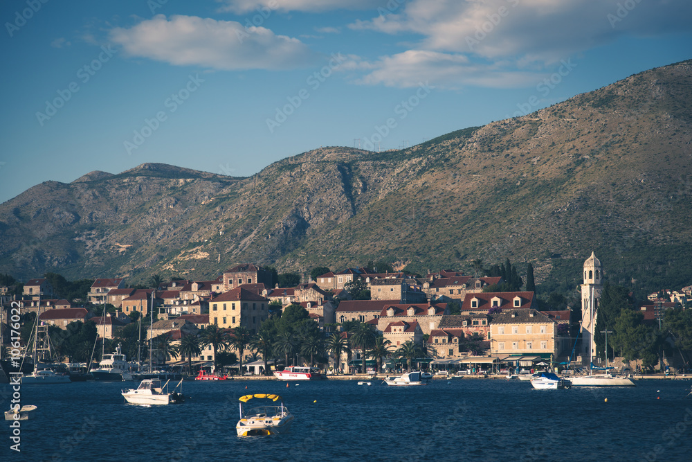 Beautiful, sunny landscape of southern Croatia, Dalmatia Beautiful, sunny landscape of southern Croatia, Dalmatia