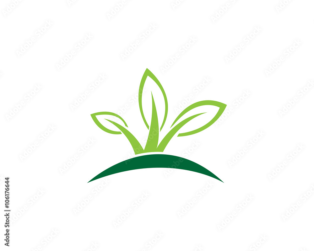 Fototapeta premium go green logo