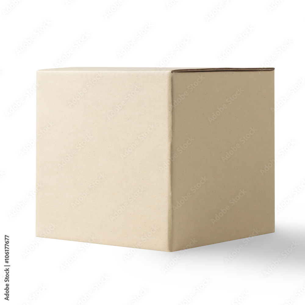 Cardboard Box isolated on white background Cardboard Box isolated on white background