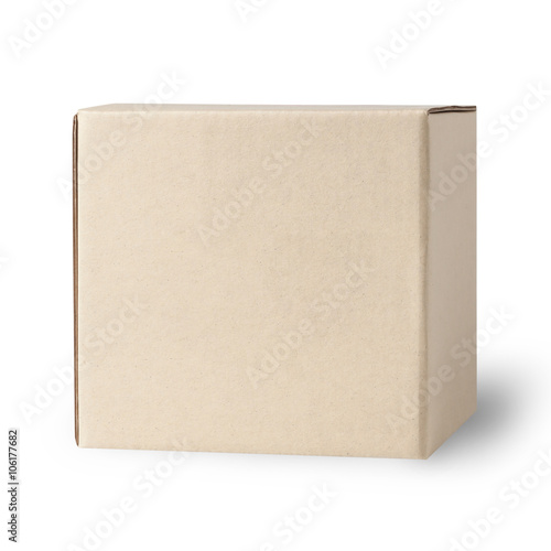 Cardboard Box isolated on white background © M88