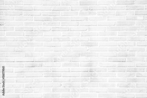 White grunge brick wall texture background © zephyr_p