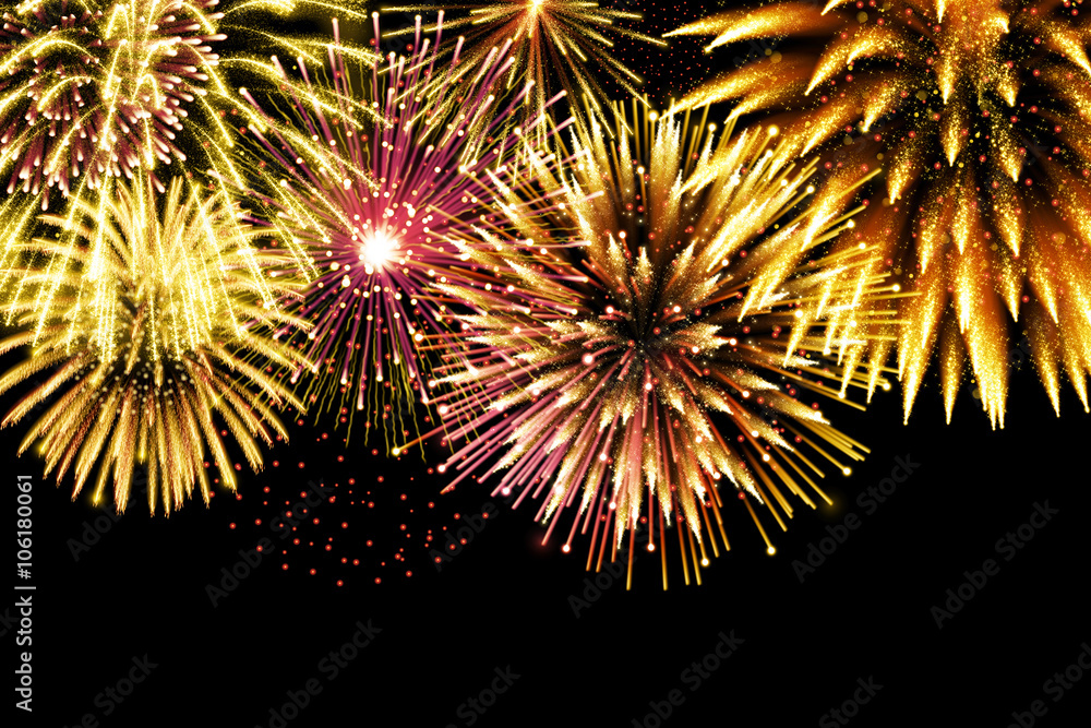Glitter fireworks for festive sparkle design Glitter fireworks for festive sparkle design