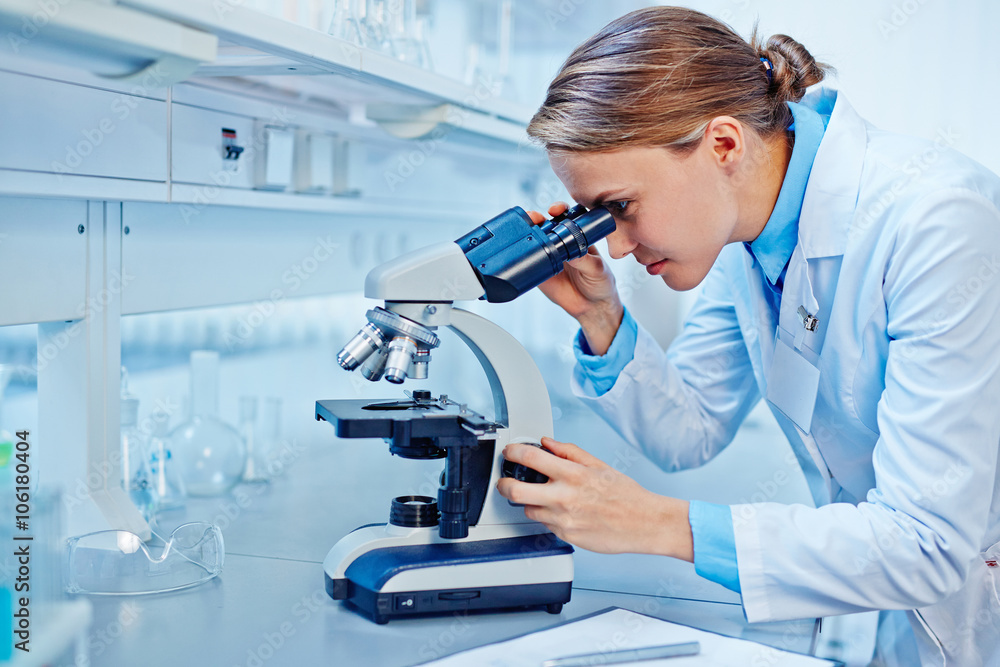 Researcher at work Researcher at work