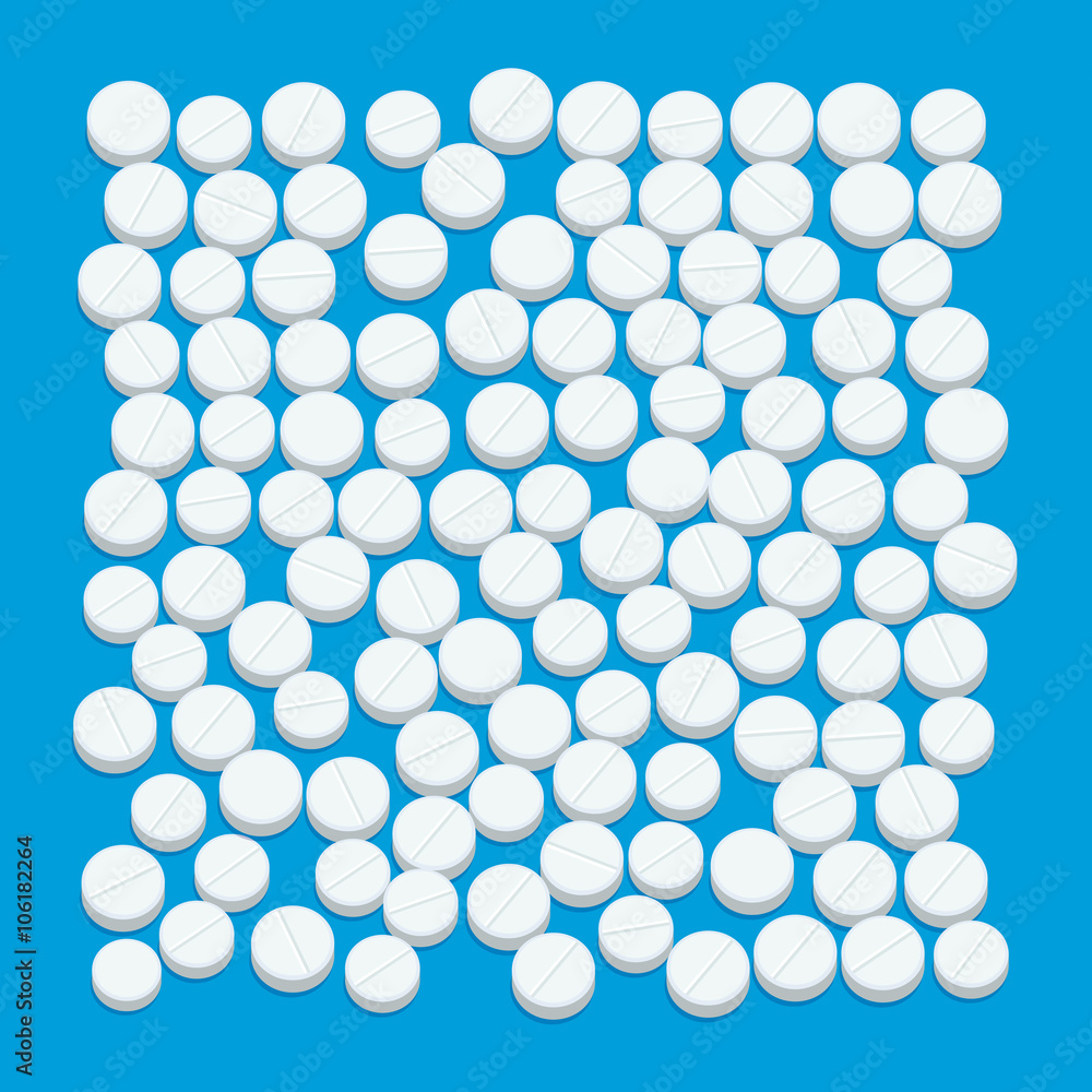 White medical pills White medical pills