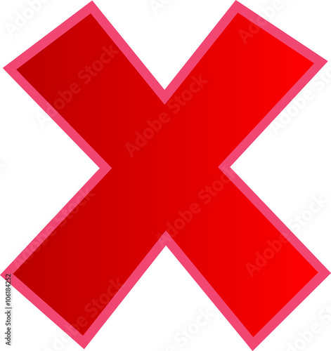 red x