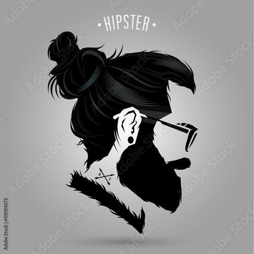 hipster indie sign