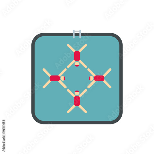 Synchronized swimmers icon