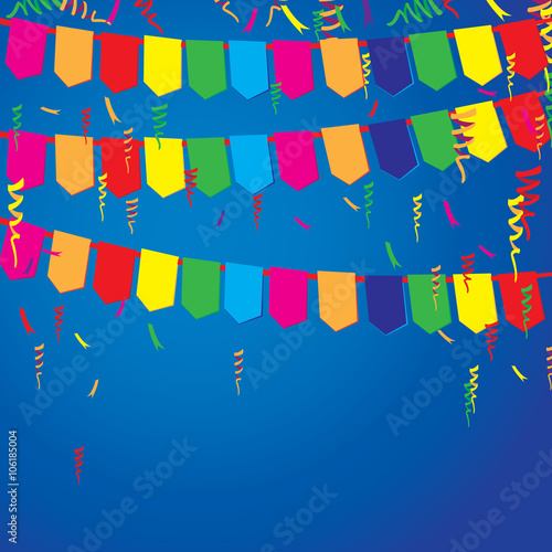 Party and lifestyle Event on a blue background. Festive gatherings blue background.