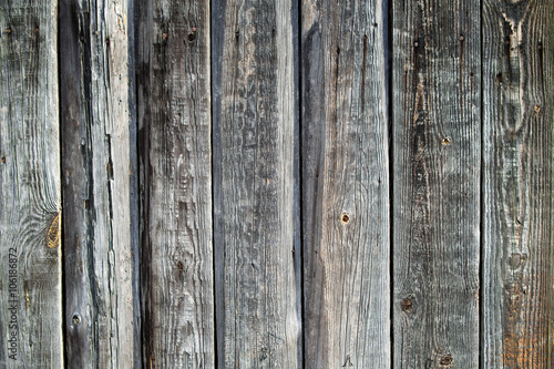 Grey old Wooden fence