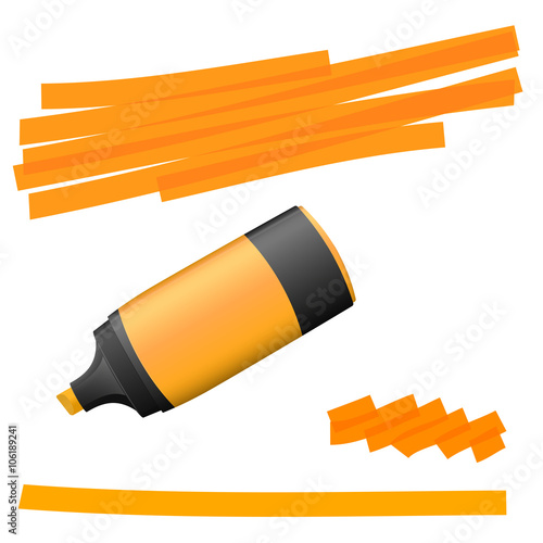 highlighter with markings