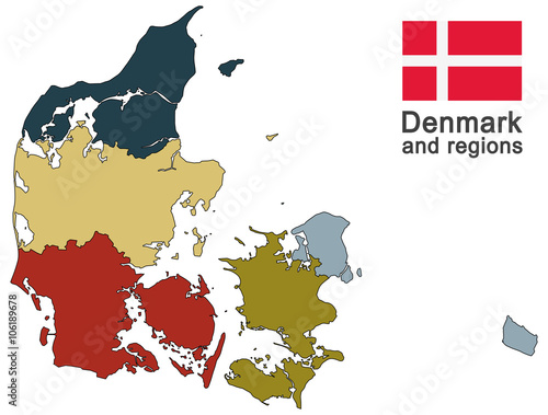 country Denmark and regions