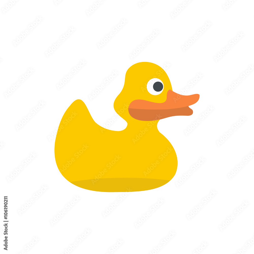 Yellow duck for bath icon Yellow duck for bath icon
