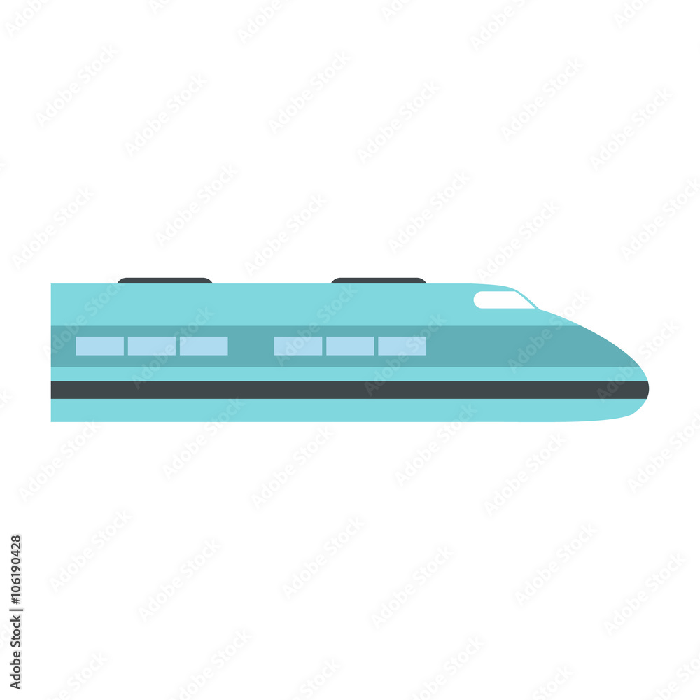High speed train icon High speed train icon