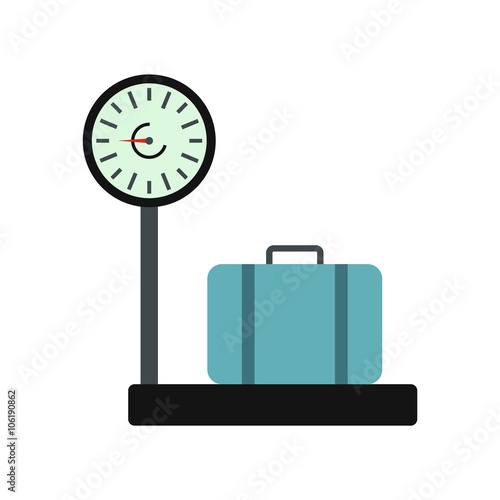 Weighing luggage icon