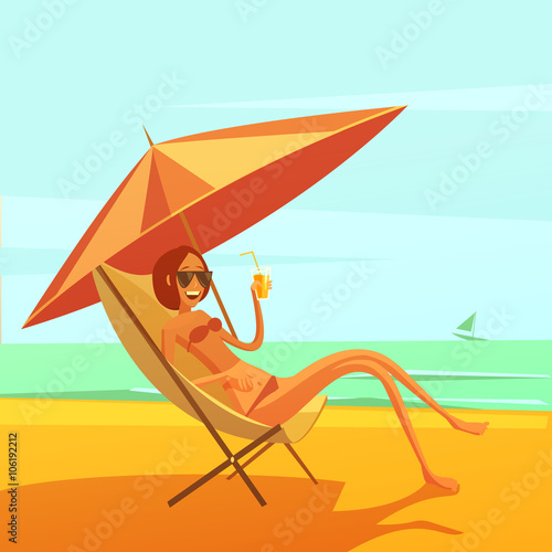 Rest At Sea Illustration