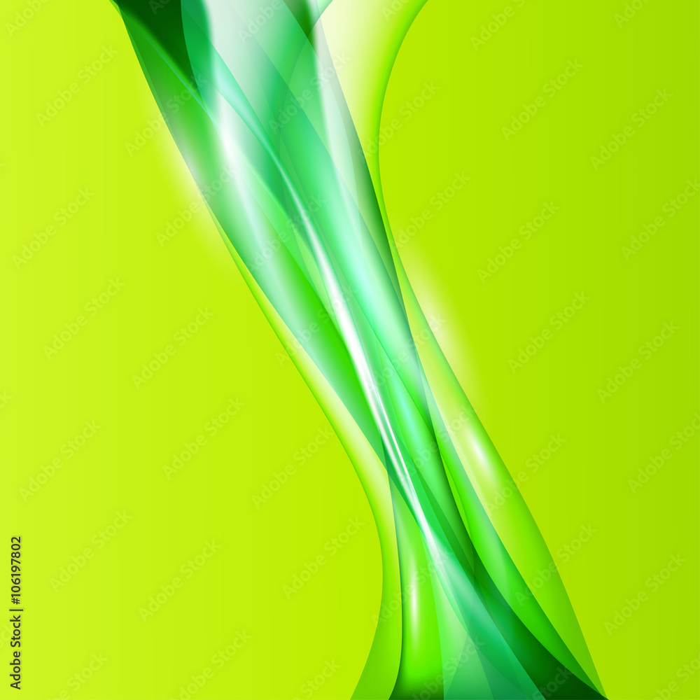 Obraz premium dinamyc flow, stylized waves, vector