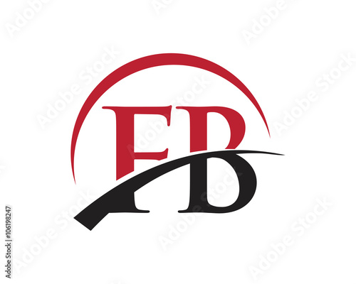 FB red letter logo swoosh