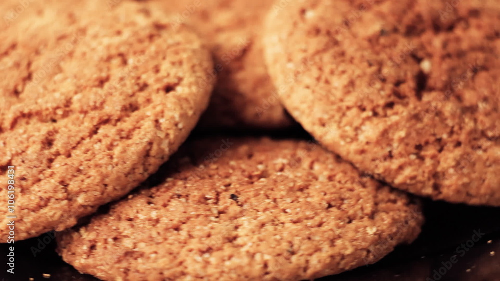Oatmeal cookies rotate Oatmeal cookies rotate