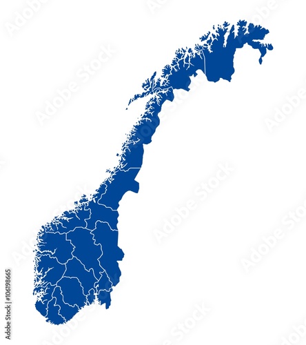 Map of Norway