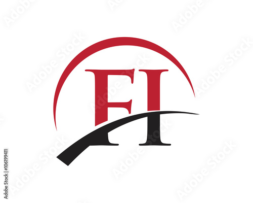 FI red letter logo swoosh
