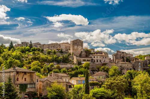 Balazuc en Ardèche, France. photo