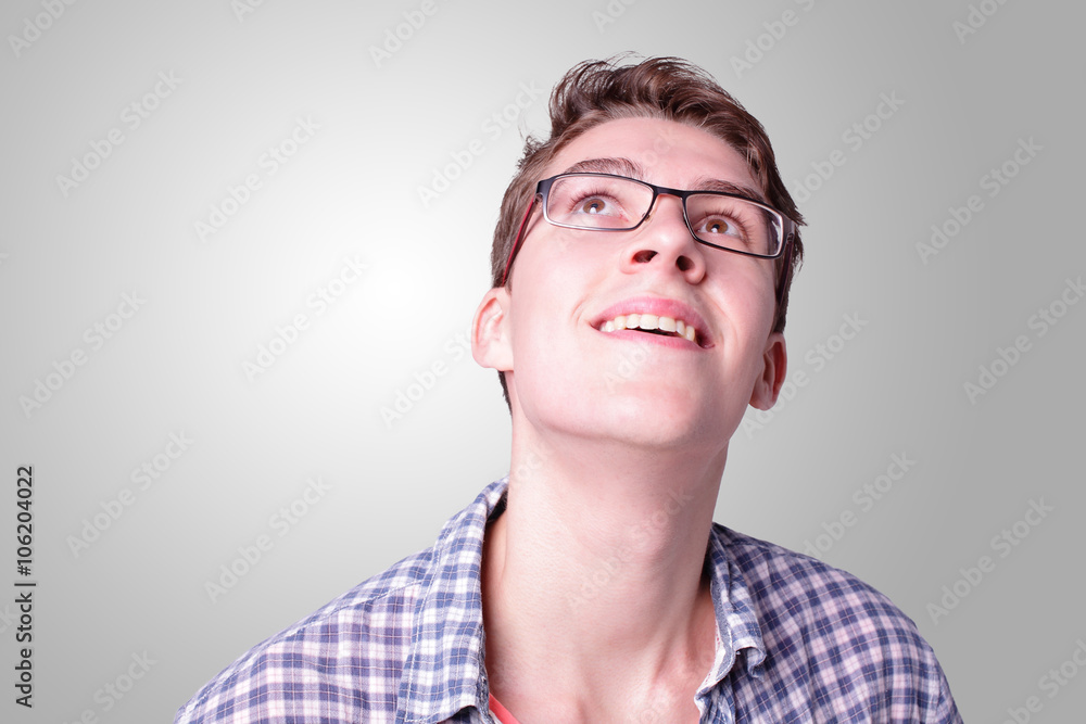 Obraz premium happy student man