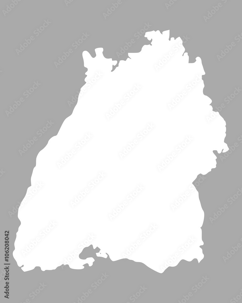 Karte von Baden-Württemberg