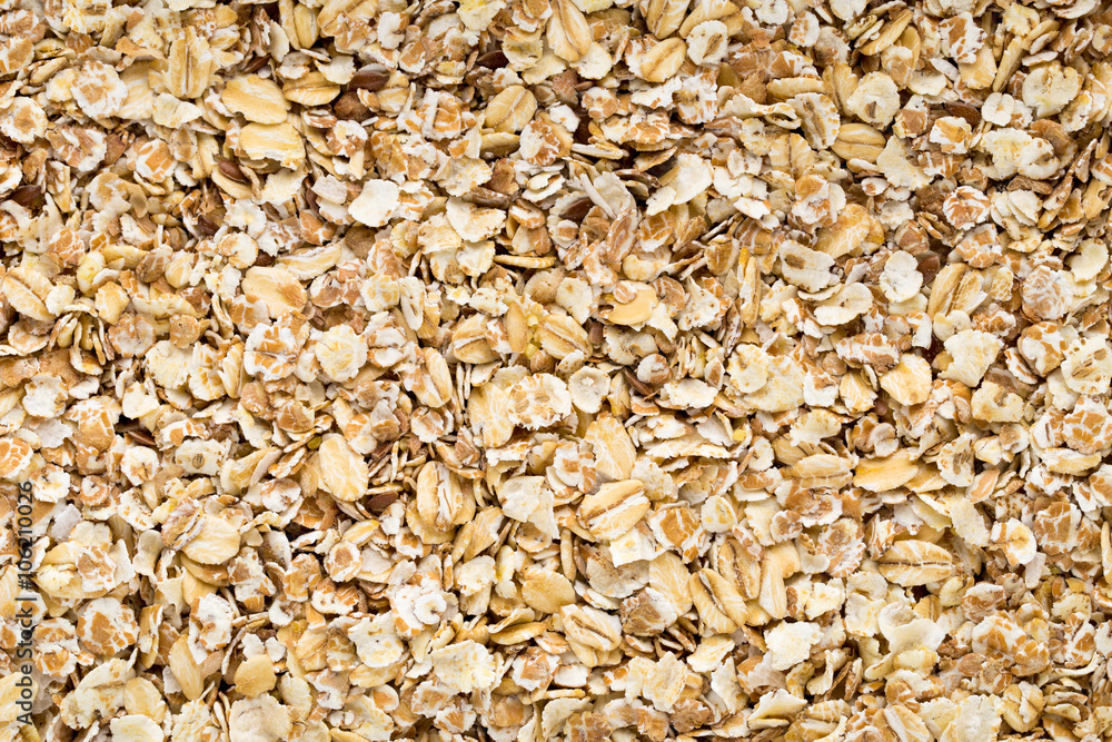 Oatmeal flakes, macro studio shoot. Healthy food. Oatmeal flakes, macro studio shoot. Healthy food.