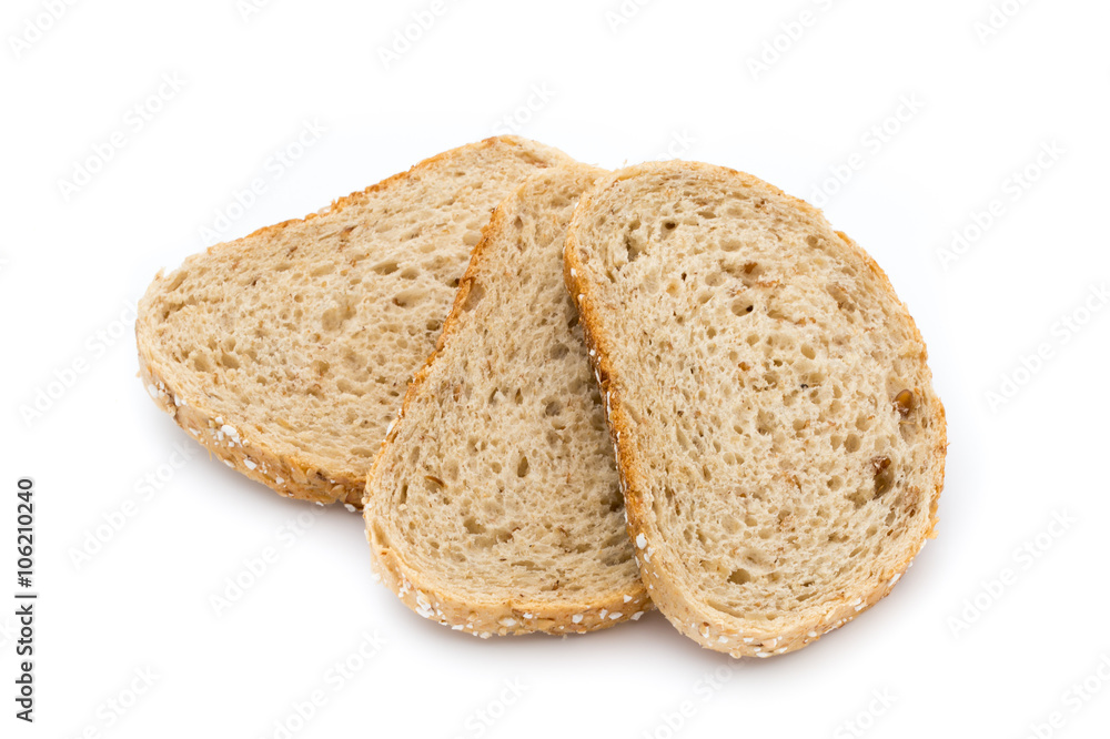 Bread isolated on the white background. Bread isolated on the white background.