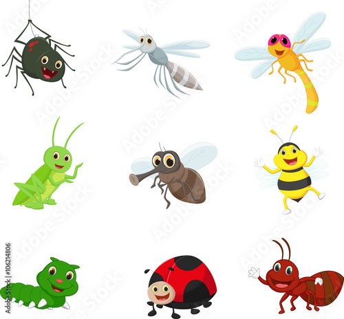 Insect cartoon collection set © wisnu_Ds
