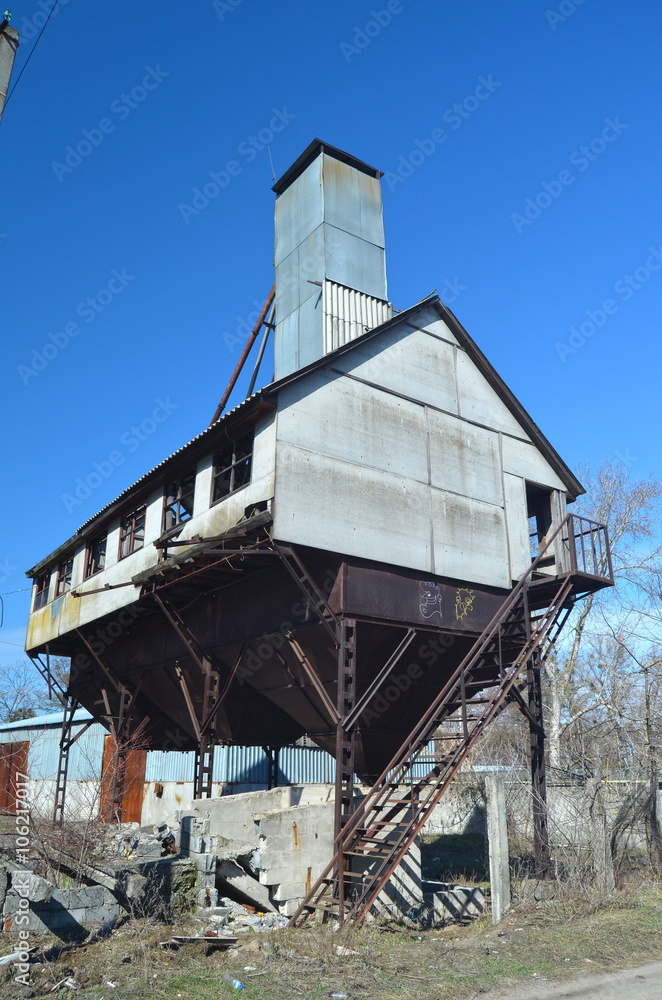 Abandoned huge Soviet milk farm.Kiev Region, Ukraine
Abandoned huge Soviet milk farm.Kiev Region, Ukraine