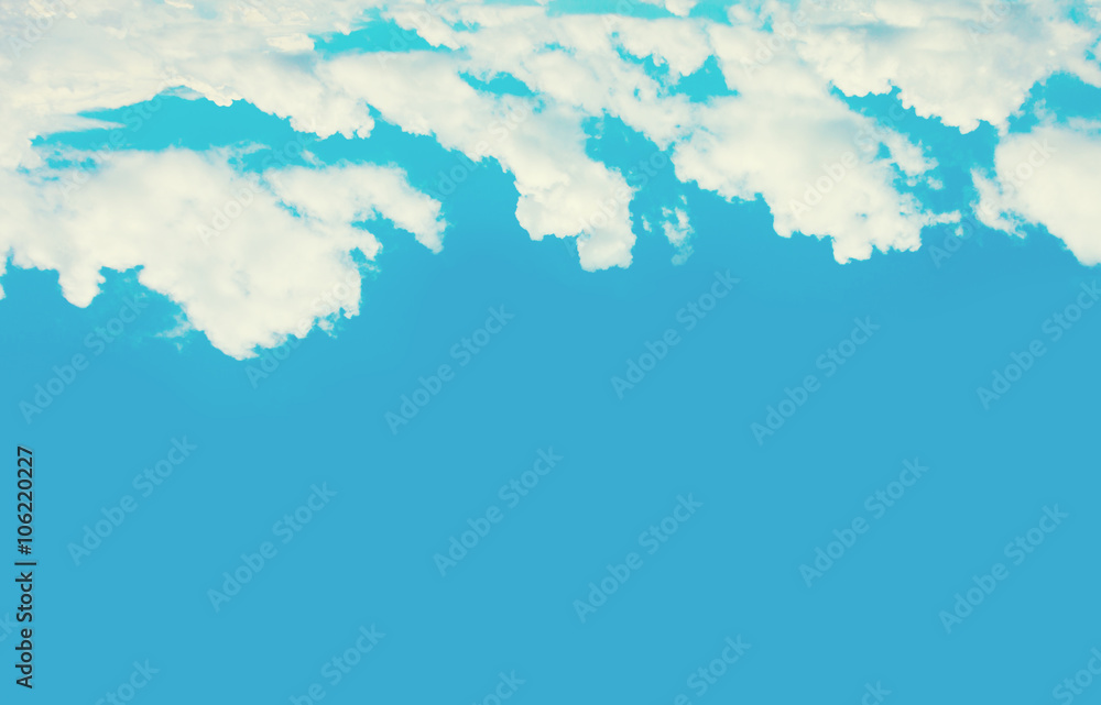 Obraz premium Beautiful sky clouds backgroun