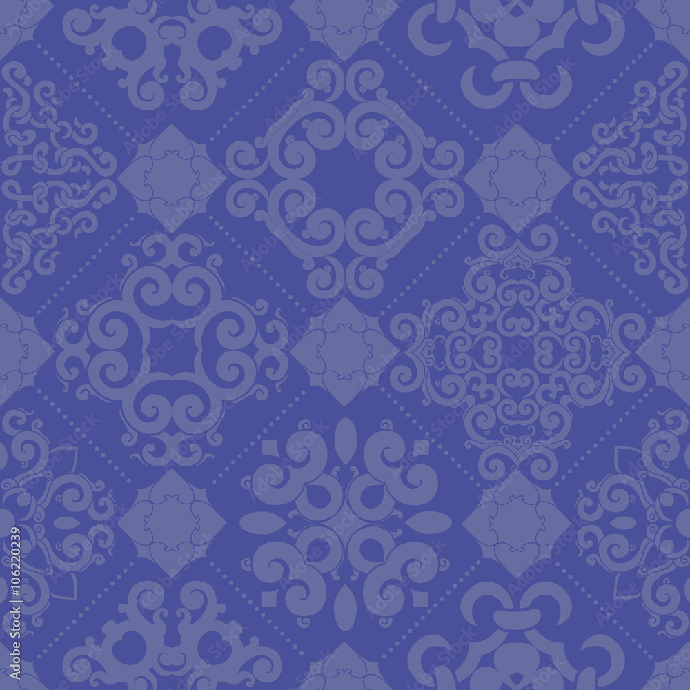 Oriental, seamless pattern tile. Oriental, seamless pattern tile.