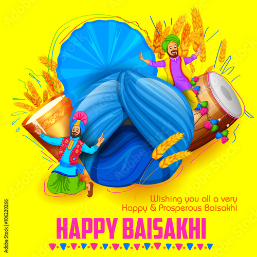 Happy Baisakhi background